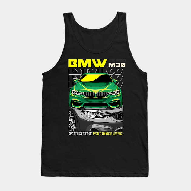 M3 F80 Performance Legend Tank Top by OrigamiOasis